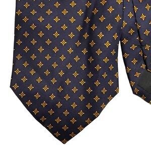 #8022 PURA SETA ITALY SILK TIE 4 X 57 BLUE HAND MADE